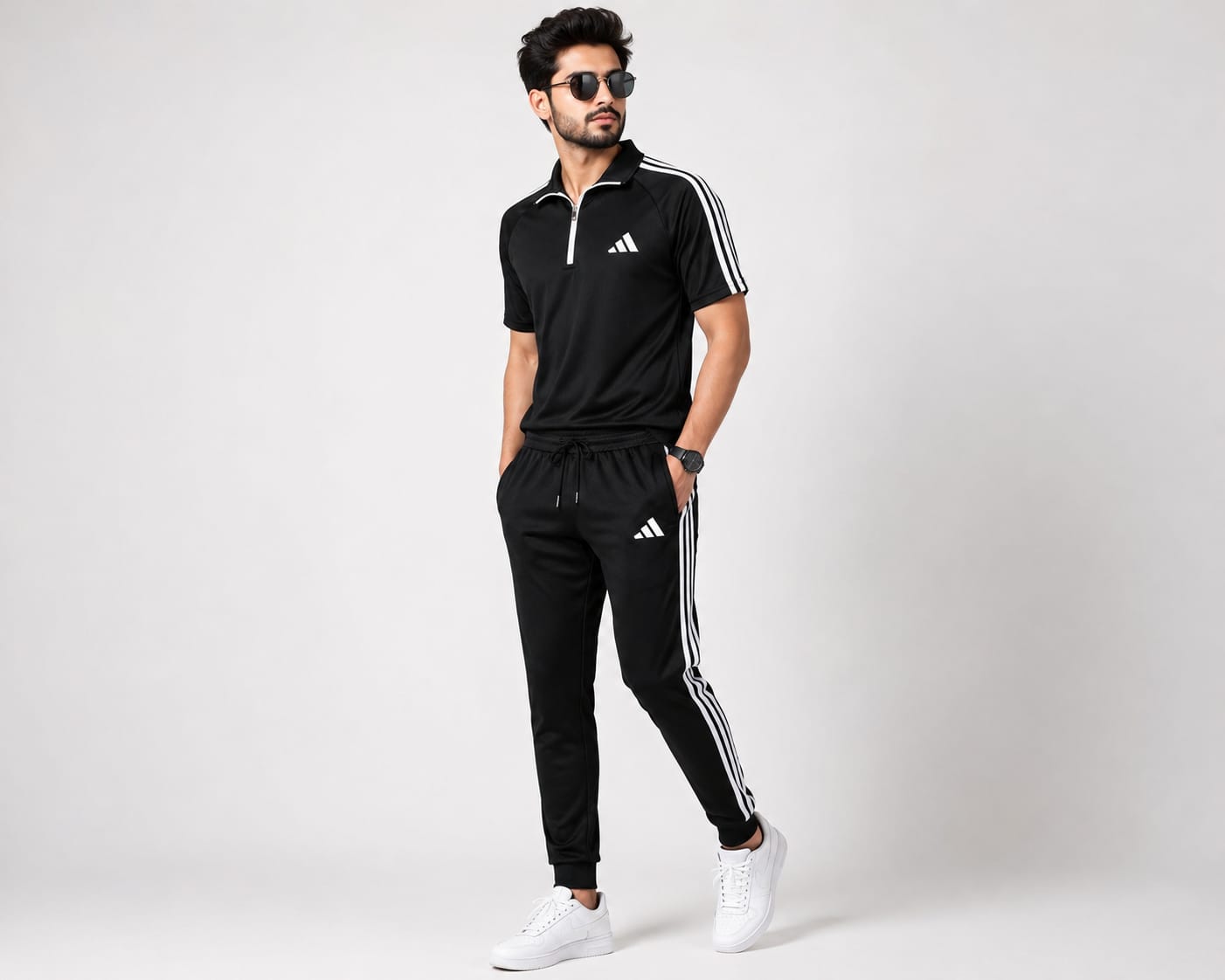 Adi Printed Tracksuit For Mens Boys