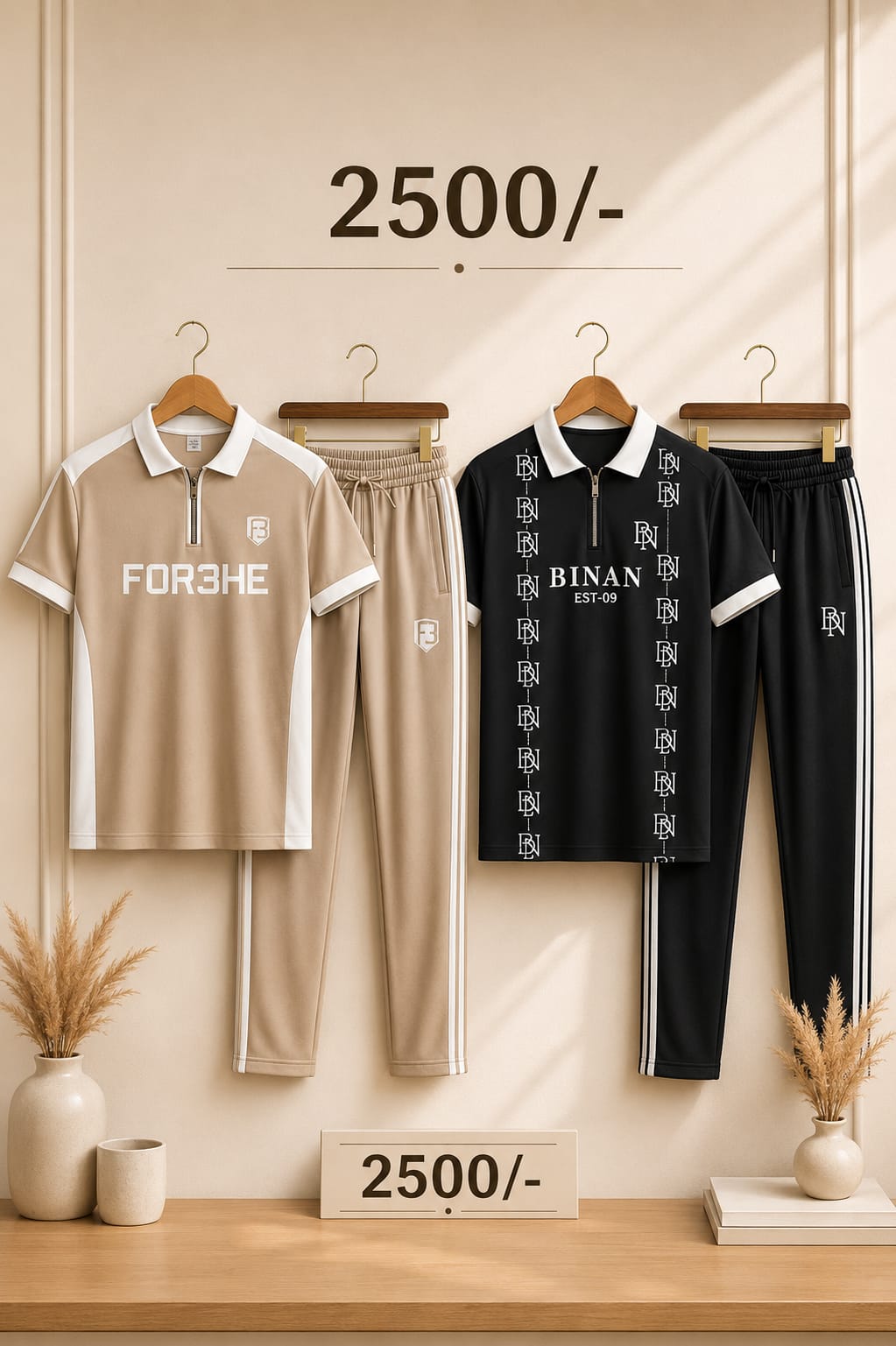 Premium Dri-Fit Summer 2 Tracksuit Set - (Buy 1 Get 1 Free Offer)